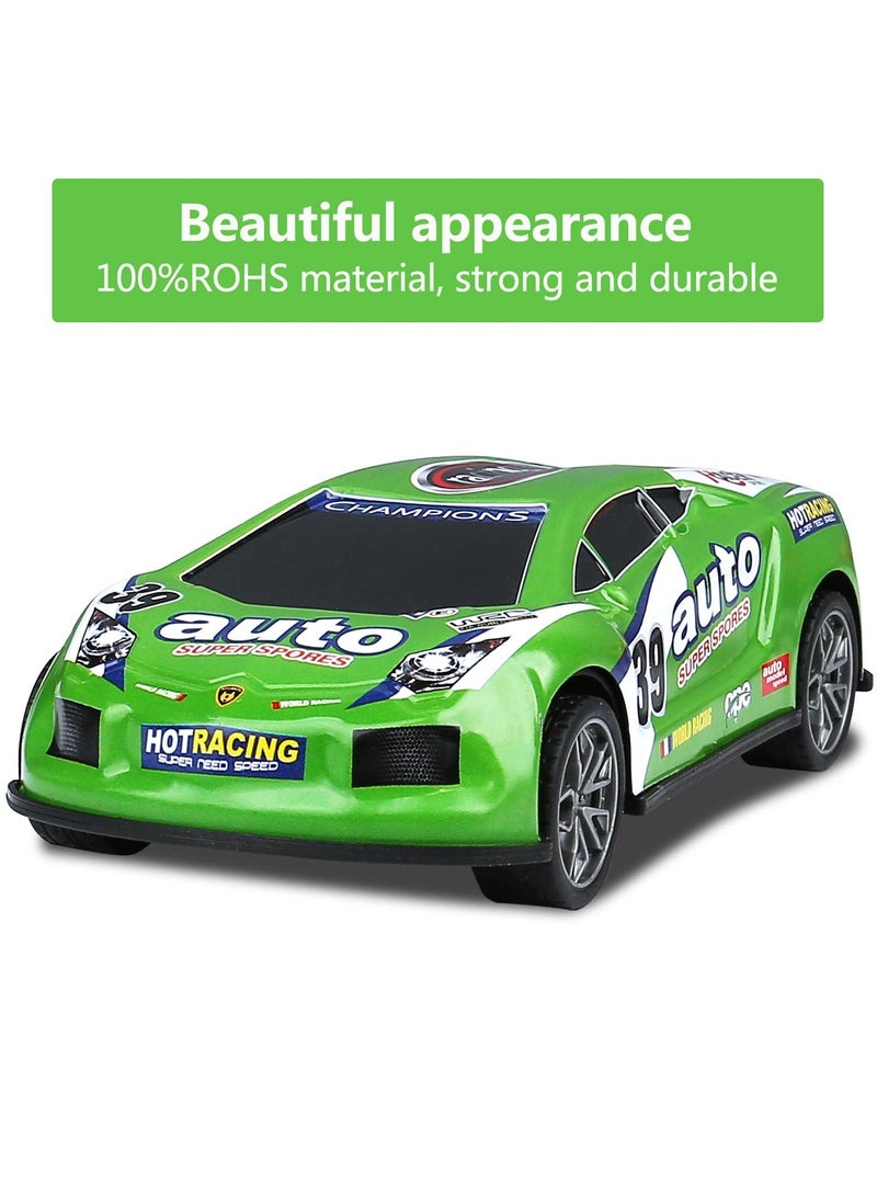 SYOSI مجموعة ألعاب سيارات تعمل بالاحتكاك 7 بوصة، شاحنات سحب ودفع، مجموعة 3 سيارات سباق تعمل بالطاقة، مجموعة ألعاب مثالية للأطفال، للأعمار من 3-7 سنوات، مثالية للهدايا في حفلات عيد الميلاد للأولاد والبنات - Image 2