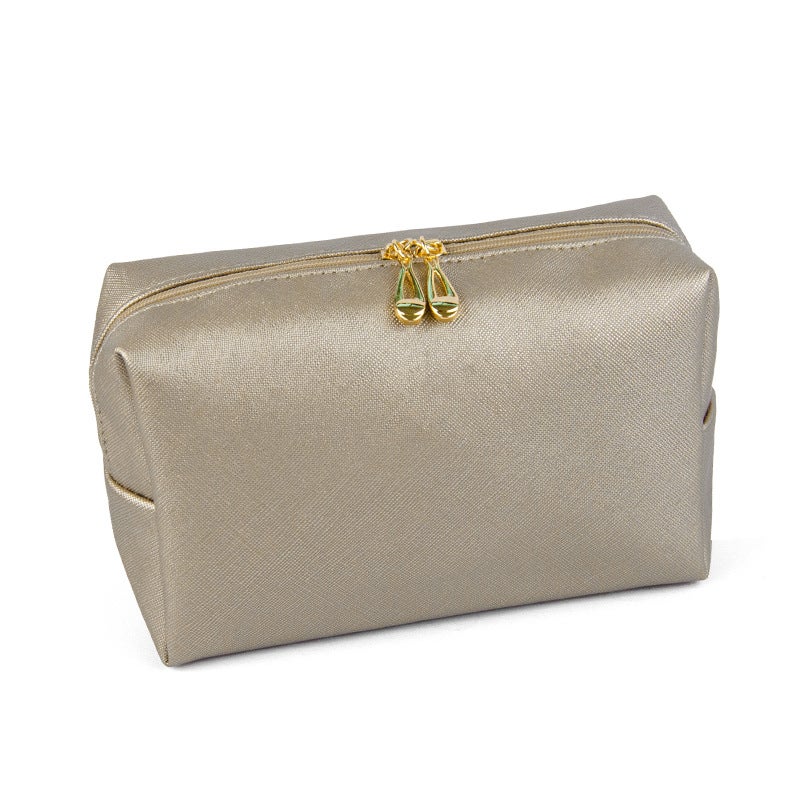 general Portable PU Waterproof Makeup Bag for Travel and Daily Use - Image 1