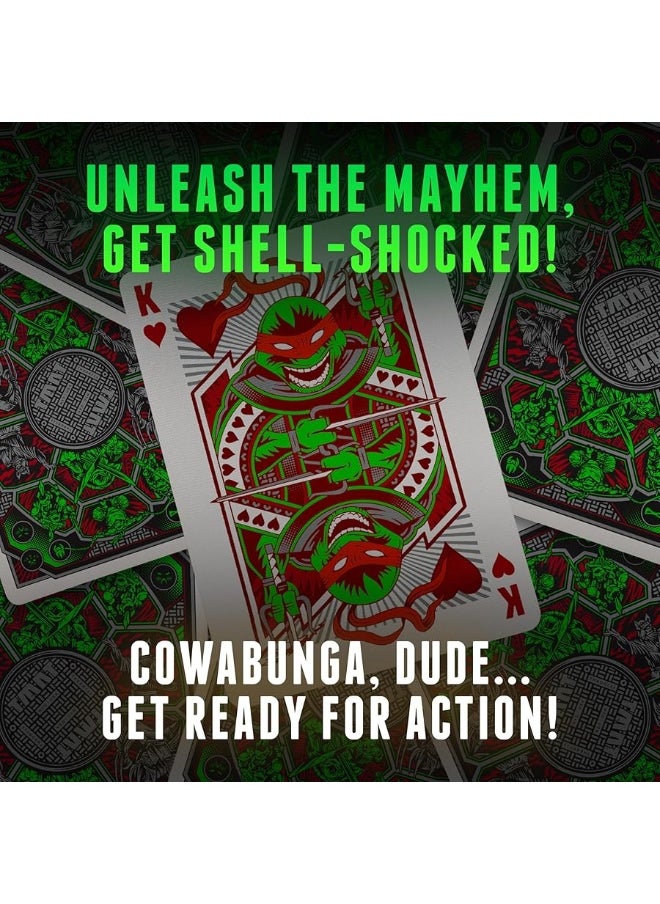 Theory11 theory11 Teenage Mutant Ninja Turtles Premium Playing Cards, Poker Size Standard Index, Luxury Playing Cards  - Image 4