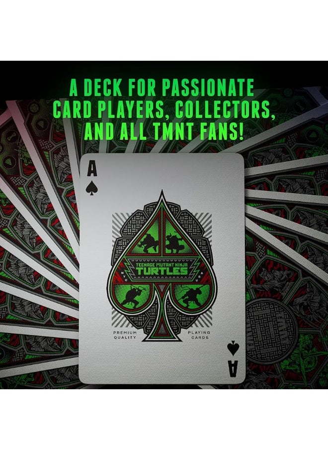 Theory11 theory11 Teenage Mutant Ninja Turtles Premium Playing Cards, Poker Size Standard Index, Luxury Playing Cards  - Image 5