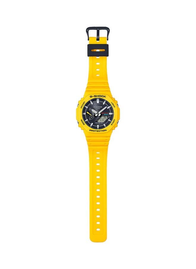 CASIO Analog Plus Digital Round Wrist Watch With Resin Strap GA-B2100C-9ADR  - Image 2