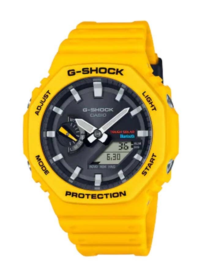 CASIO Analog Plus Digital Round Wrist Watch With Resin Strap GA-B2100C-9ADR  - Image 1