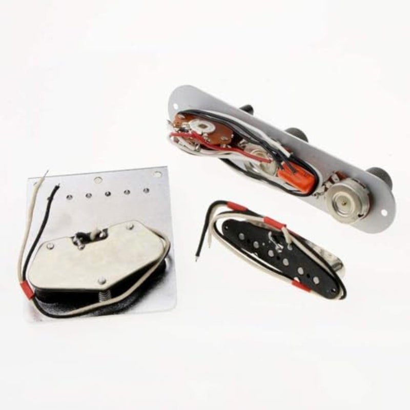 Replacement Guitar Control Plate Bridge Accessory Pre-Wired for Telecaster - Image 5