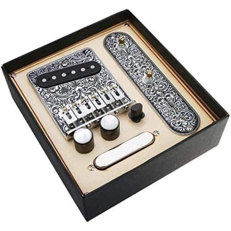 Replacement Guitar Control Plate Bridge Accessory Pre-Wired for Telecaster - Image 3