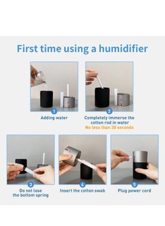 Desktop Humidifier, USB Desktop Car Mini Humidifier, 220ml, Silver, Black - pzsku/ZD09F64D01AD9FD045BD2Z/45/_/1690593995/8951d190-9a33-4b52-81ac-871aacdaf75e