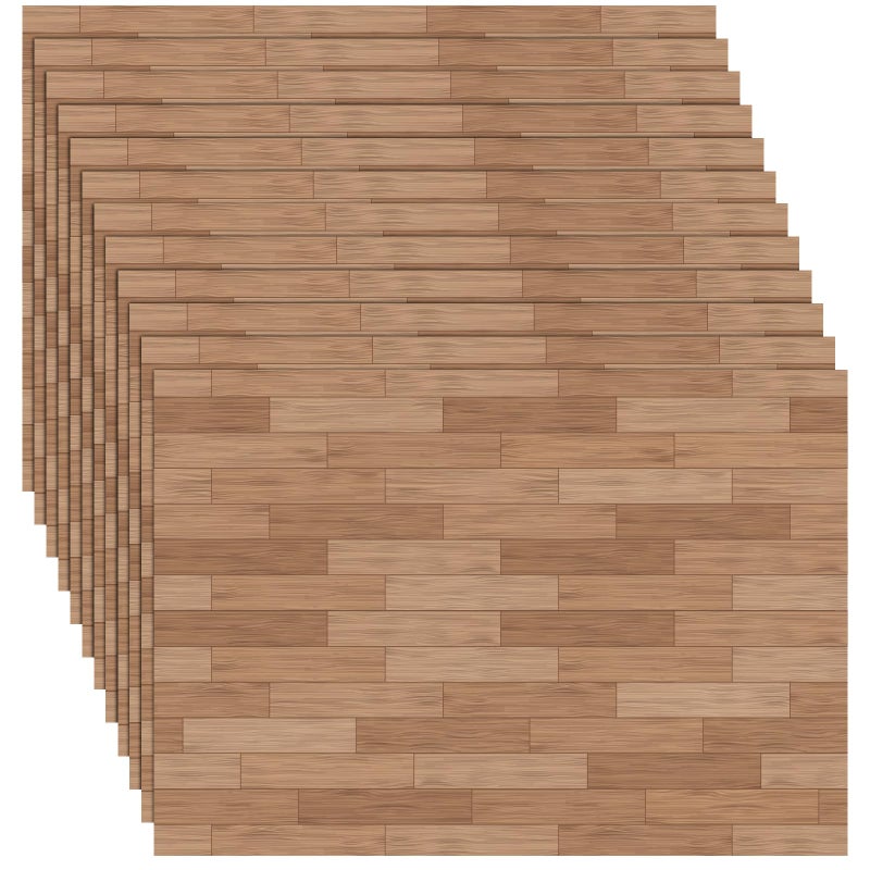 Furbeko 35 Pcs Miniature Dollhouse Wallpaper SelfAdhesive Mini DIY Floorboards Wall Paper Real Life DIY Decoration for DollhouseBrown - Image 3