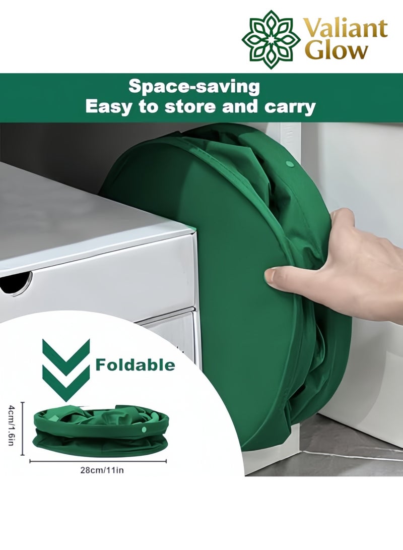 Valiant Glow The Valiant Glow 17-liter foldable tool storage bag is suitable for outdoor camping, gardening and harvesting, laundry storage, home and bathroom organization, and storing toiletries. - Image 3