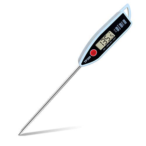 NANGOALA Digital Meat Food Thermometer for Candy Candle Milk BBQCooking Kitchen BBQ, Probe Instant Read Thermometer for Pork Deep Fry Roast Baking Temperature - Image 1