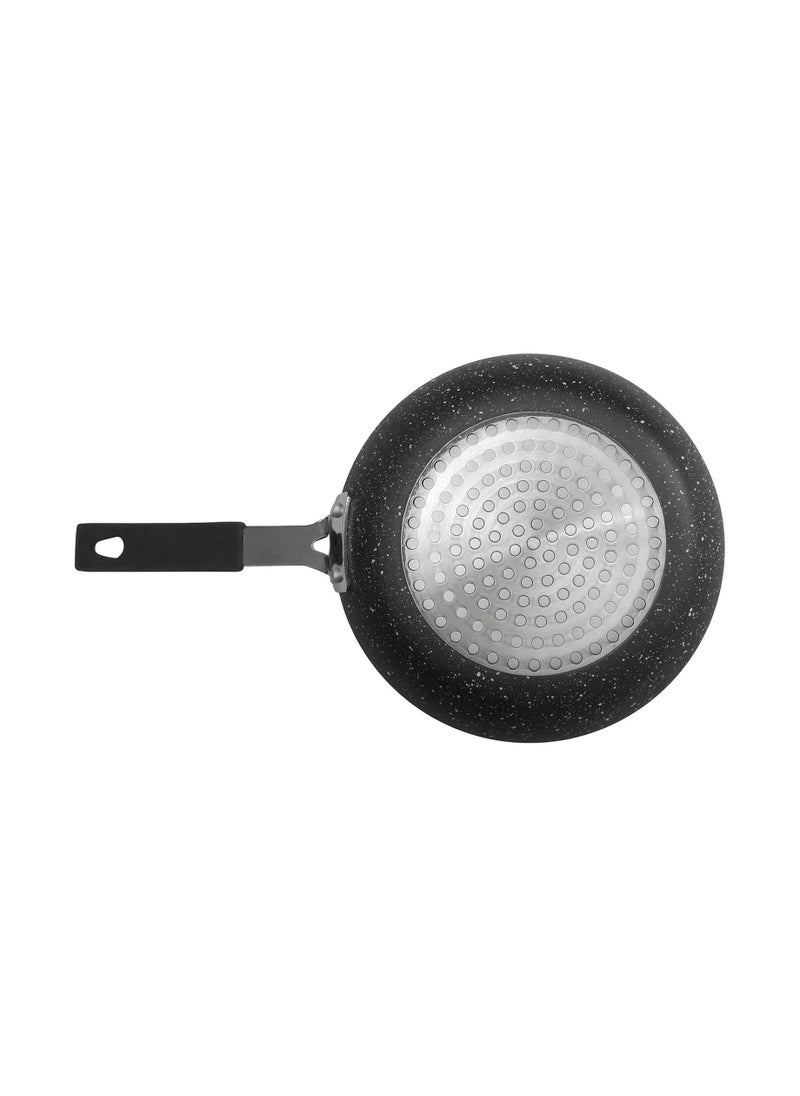 Westinghouse Westinghouse Black Marble Mini Frying Pan Set 3 Pieces – 12cm 14cm 16cm Non-Stick Pans with Cool-Touch Handles Induction Compatible  - Image 2