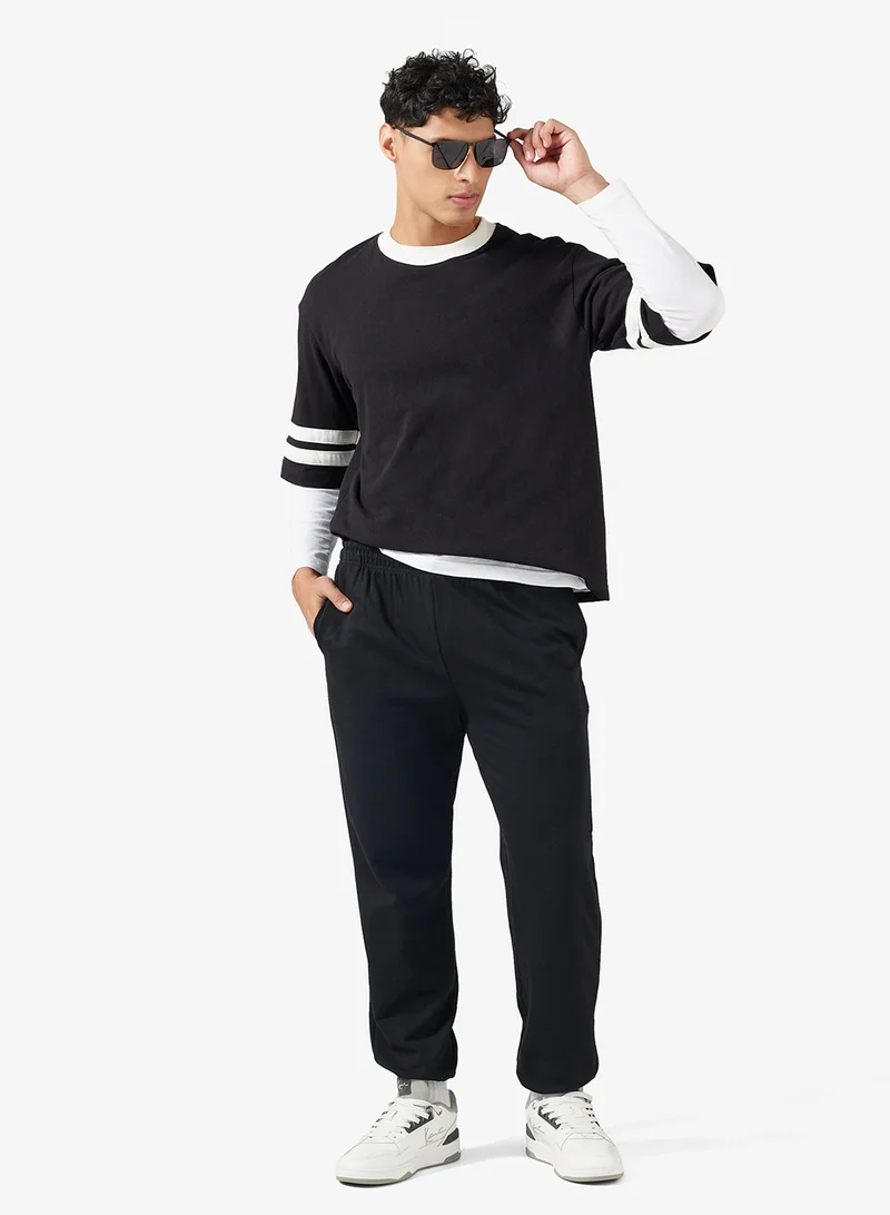 Seventy Five Basics Oversized Elastic Hem Joggers
