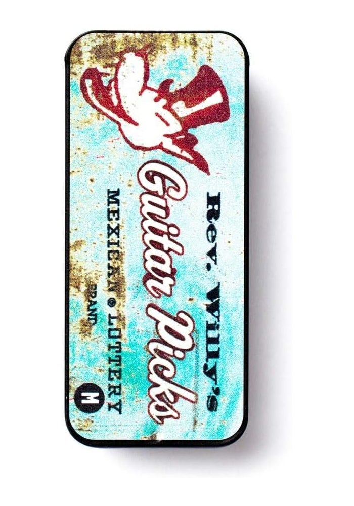JIM DUNLOP Rev. Willy's Guitar Picks Tin by Jim Dunlop - Assorted Colors - Image 3