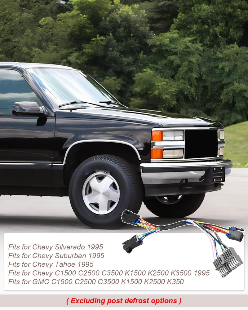 ANODZU 16233143 AC Heater Climate Temperature Control Panel Wire Harness for Chevy and GMC 1995 - Image 3