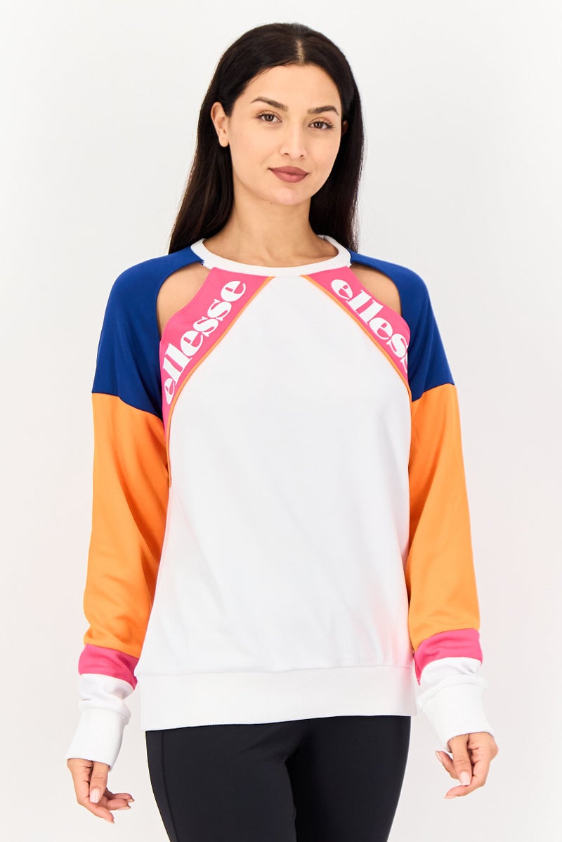 Ellesse Women Sportswear Fit Long Sleeve Outdoor Sweatshirt, Multicolor - Image 1