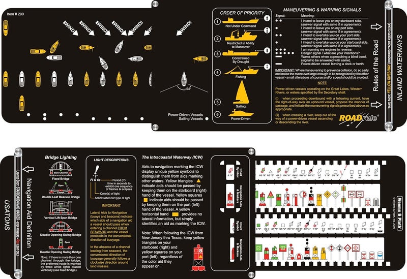 Weems & Plath Marine Navigation ROADrule Aids and Light Characteristics for U.S. Inland Waterways