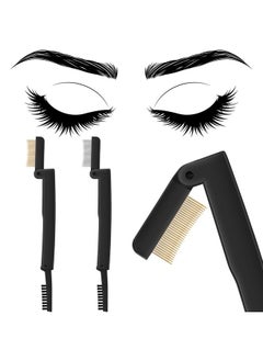 2 Pieces Eyelash Comb Curlers Folding Eyelash Brush Eyebrow Comb Brushes Mascara Comb Applicator Lash Grooming Brush Tool Women Beauty Makeup Tool For Shaping Lash And Brow - pzsku/ZD0A0281664AFA2E0F25BZ/45/_/1707976525/bd31eb34-805d-4a85-90ea-4898671122d8