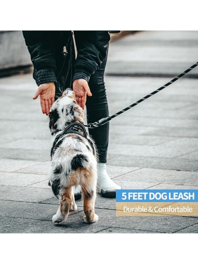 general Multi-colored nylon round rope, available in large and medium sizes, explosion-proof for dogs. Features a foam handle for comfortable grip. - Image 5