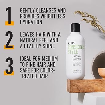 KMS Conscious Style Everyday Shampoo for All Hair Types 300 ml - Image 3
