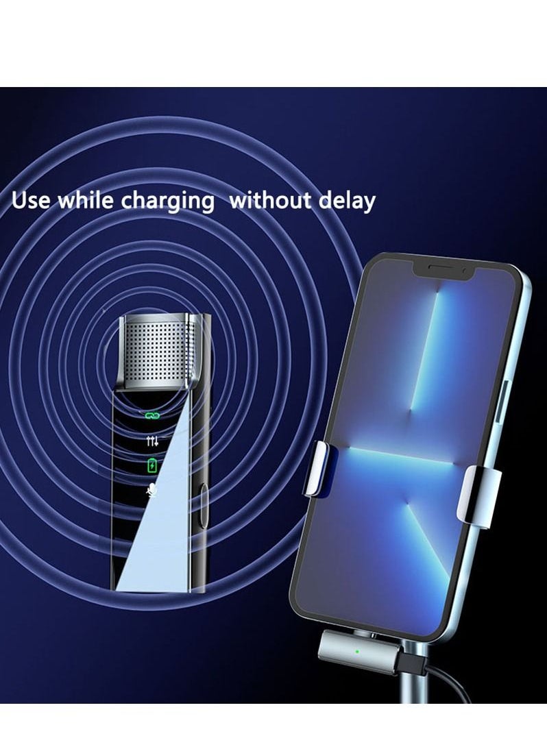 Arabest - One Tow Two Wireless Lavalier Microphone Acoustic Noise Cancelling Microphone Lavalier - Image 1