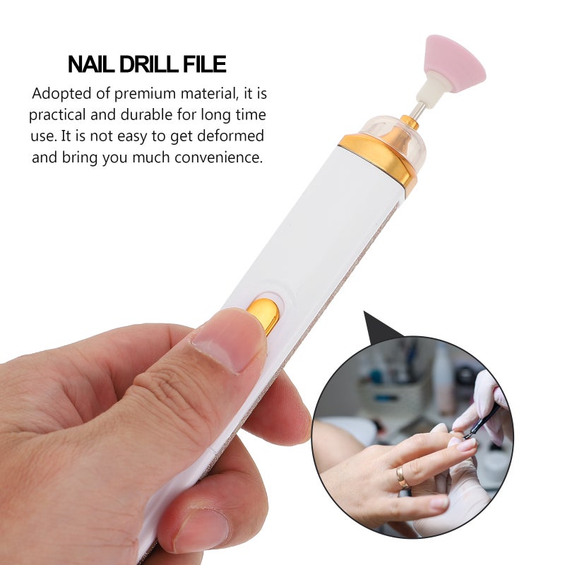 Electric Nail Drill File Machine Manicure Sanding Tool for Home Salon - Image 2