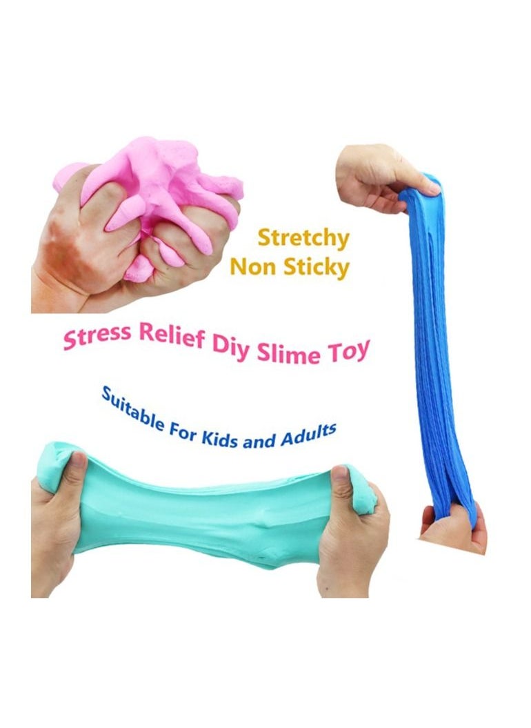 18 Packs Slime Kit, Non-Sticky Multicolor Slime Set for Kids, Includes Charms Gift Wrap Gift, Boasts Creativity and Interest