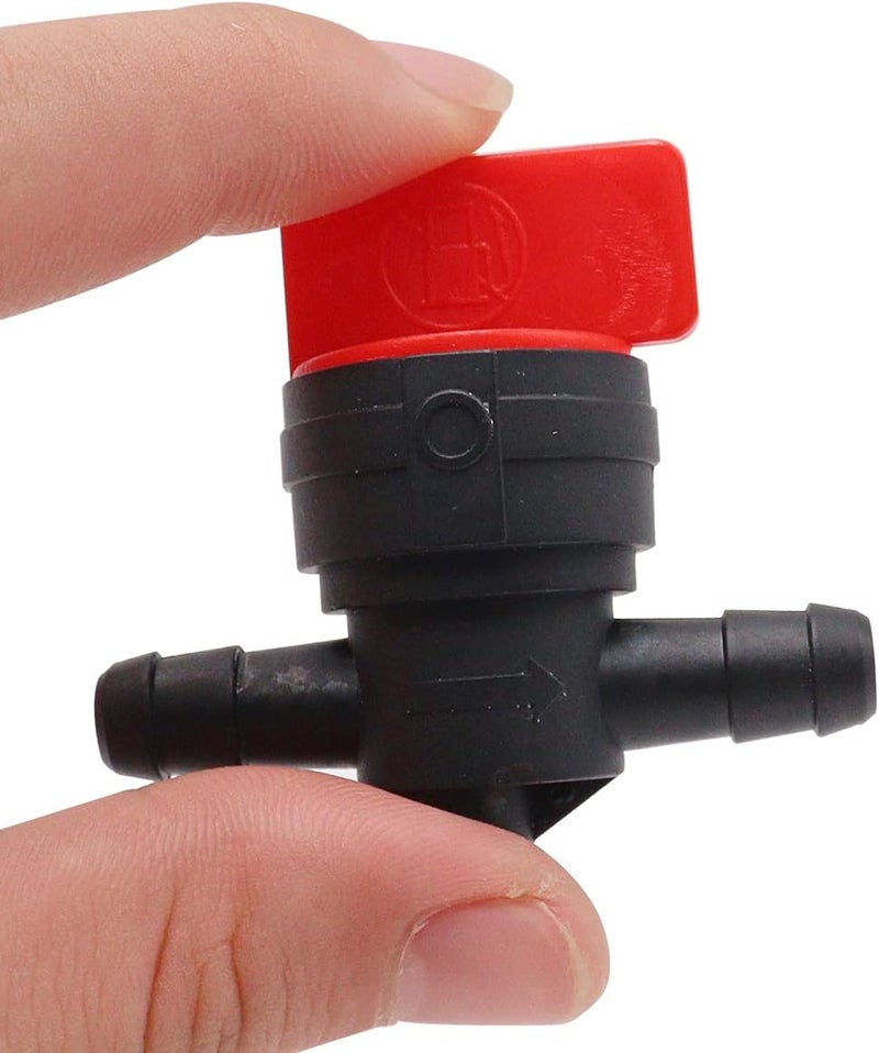 Taiss 1/4" Fuel Shut Off Valve,4PCS 1/4" Line Gas Fuel Small Engine Shut Off valves Compatible with 698183 494768 9494768 698181 Gas Fuel shutoff valves Lawn Tractors. - Image 5