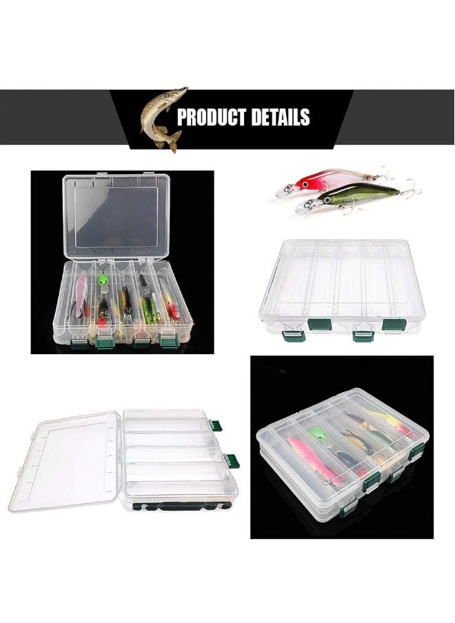 Generic Double Sided Waterproof Fishing Tackle Box for Lures and Accessories Storage  - Image 3