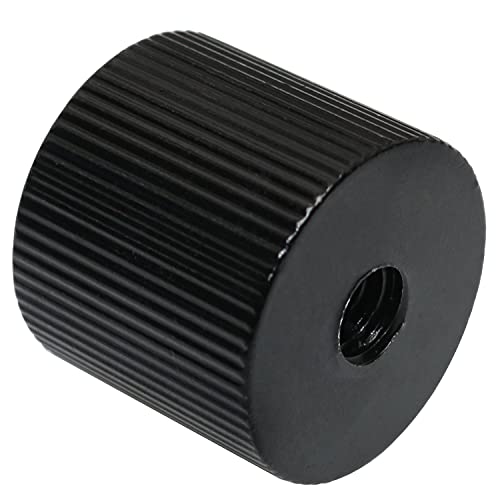 LUORNG 2Pcs Tripod Nut Barrel Connection Nut with 1/4 inch-20 Thread Hole Double Female Teeth for Articulating Tripod Rigs Replacement - Image 5