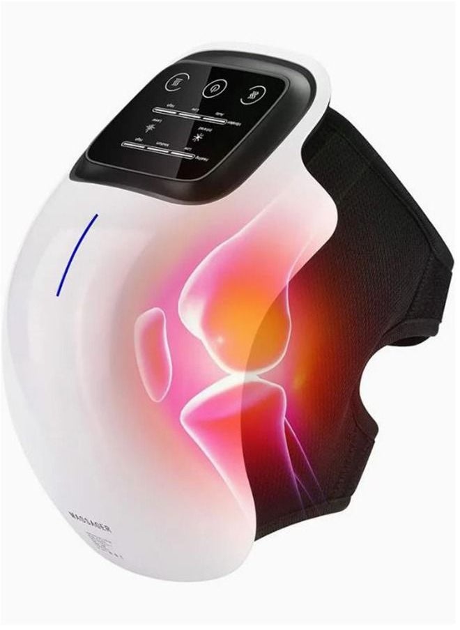 Arabest - Cordless Knee Massager With Extra Long Strap Powerful Battery Based Infrared Deep Heat Knee Joint Pain Relief For Swelling Stiff Joints Stretched Ligament And Muscles Injuries - Image 1
