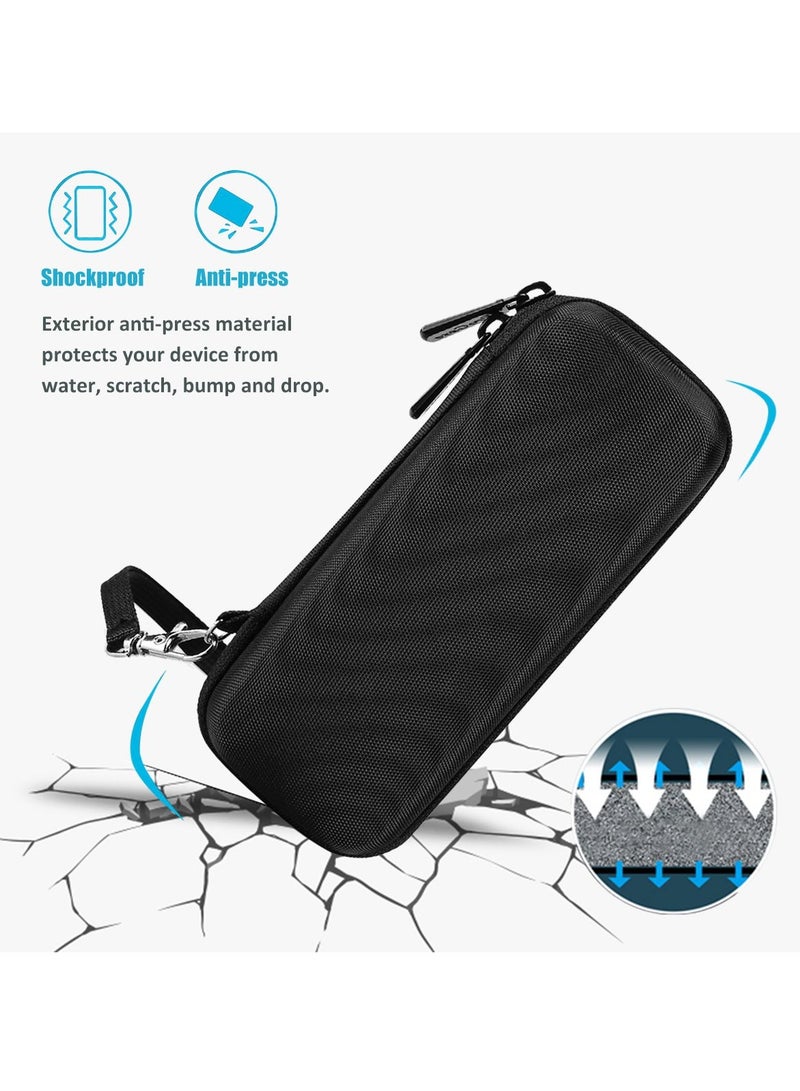 SYOSI Travel Organizer Carrying Bag for One Blade Hybrid Electric Trimmer and Shaver Provide Full Double Zipper Hard Case for OneBlade QP2520 QP2530 QP2620 QP2630 Gift for Father Husband Son Black - Image 5