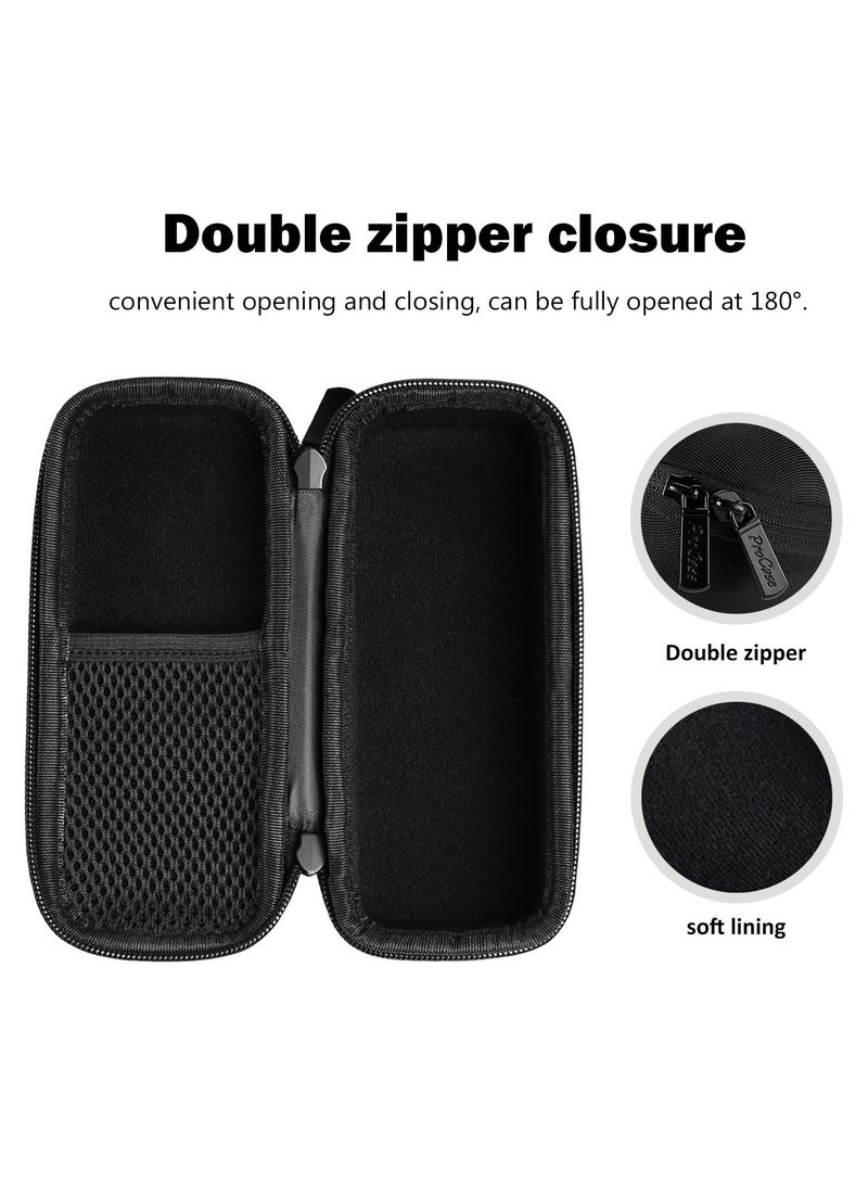SYOSI Travel Organizer Carrying Bag for One Blade Hybrid Electric Trimmer and Shaver Provide Full Double Zipper Hard Case for OneBlade QP2520 QP2530 QP2620 QP2630 Gift for Father Husband Son Black - Image 3