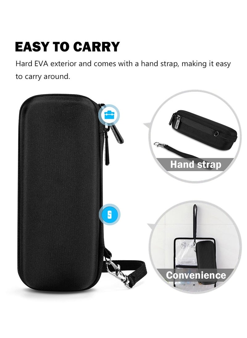 SYOSI Travel Organizer Carrying Bag for One Blade Hybrid Electric Trimmer and Shaver Provide Full Double Zipper Hard Case for OneBlade QP2520 QP2530 QP2620 QP2630 Gift for Father Husband Son Black - Image 4