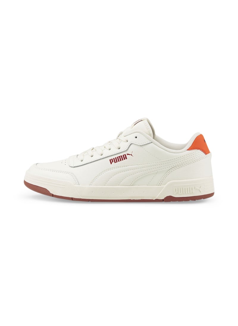 PUMA Caracal Unisex White Red Casual Sneakers  - Image 1