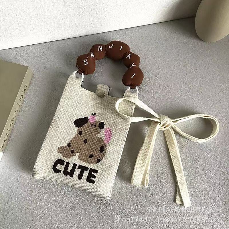 Little Red Riding Book Same Style Mobile Phone Bag All-Match Small Bag Fashion Personalized Girl Shoulder Crossbody Bag Portable Handbag - Image 1