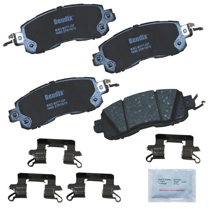 Priority1 Cfc1650 Ceramic Front Brake Pads For Nissan Altima 20242013 Leaf 20122011 Leaf 20172014