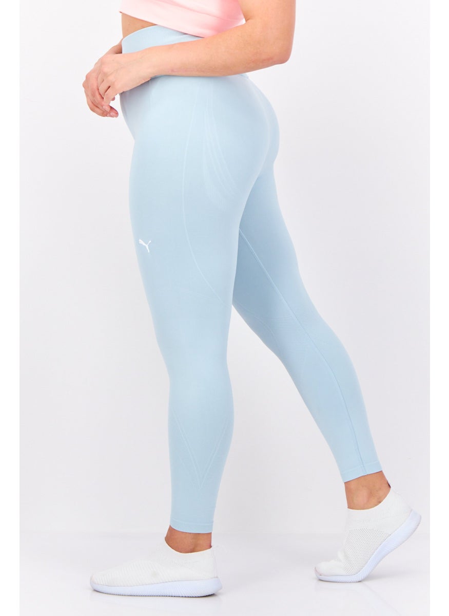 PUMA Women Sportswear Fit Training Leggings, Blue  - Image 3