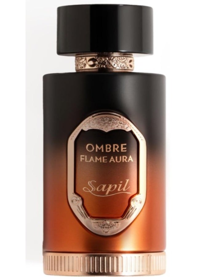 Sapil Ombre Flame Aura Eau De Parfum 100ml, Affordable Luxury Perfume, Luxurious Fragrance with Spiced Oud Top Notes, Bold Blend Perfumes for Men and Women - Image 1