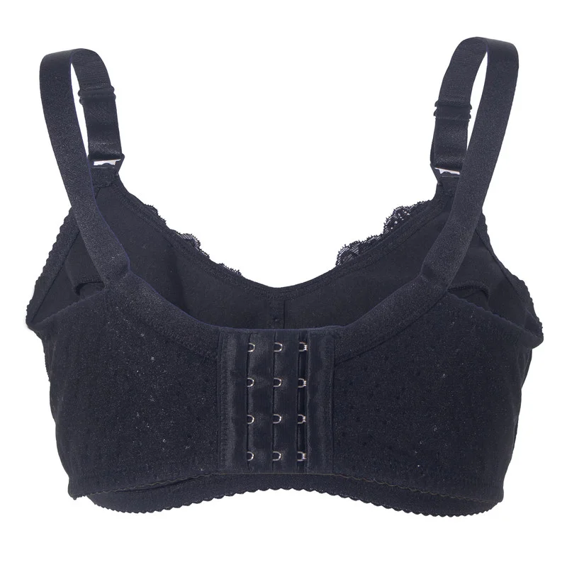 Okus Basic Cotton Maternity And Nursing Bra - Black - X Large