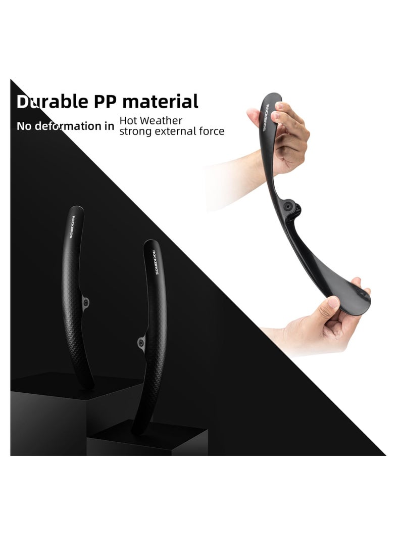 Excefore Road Bike Fenders, Adjustable Bike Fender, Quick Release Lightweight Road Bicycle Fender for 700C Bikes, Easy to Install Rear Or Front Bike Mud Guard  - Image 5