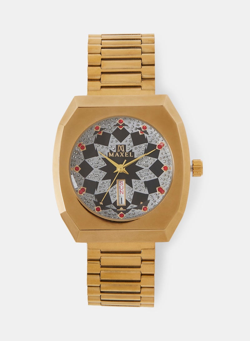 Maxel ساعة يد أنالوج للرجال سنتريكس نيو دايستار MX545 - 38 مم - Image 1