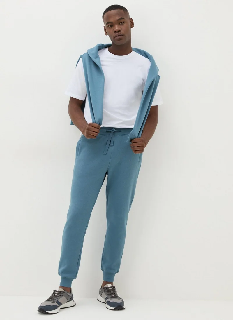 Matalan Blue Slim Fit Jogging Bottoms
