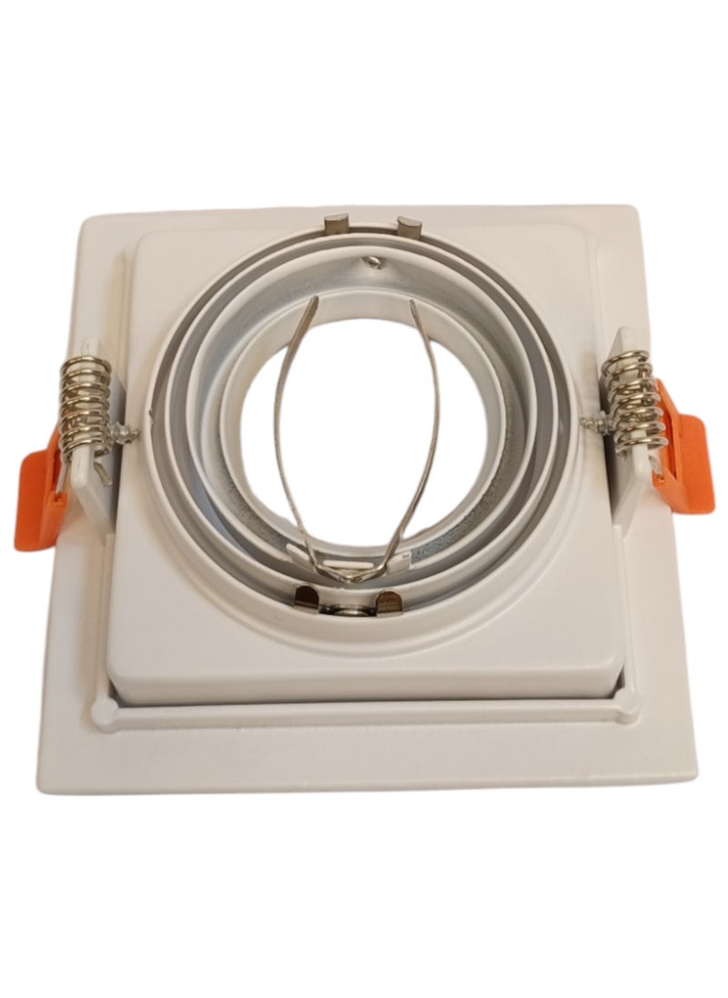 ميجامان Spot Light Frame Square GU10 MQTL1126 F90 IR - White  - Image 4