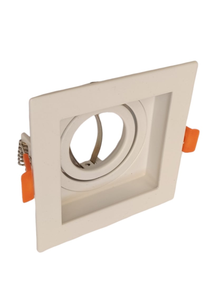 ميجامان Spot Light Frame Square GU10 MQTL1126 F90 IR - White  - Image 5