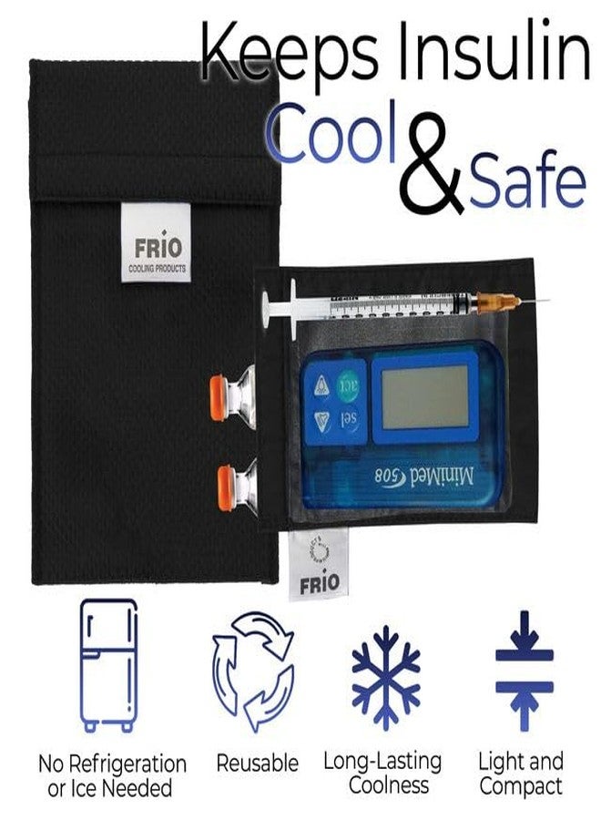 فريو محفظة تبريد مضخة FRIO - حافظة تبريد للأنسولين لأكثر من 45 ساعة من الراحة أثناء التنقل - لا حاجة للثلج، لا داعي للقلق - Image 2
