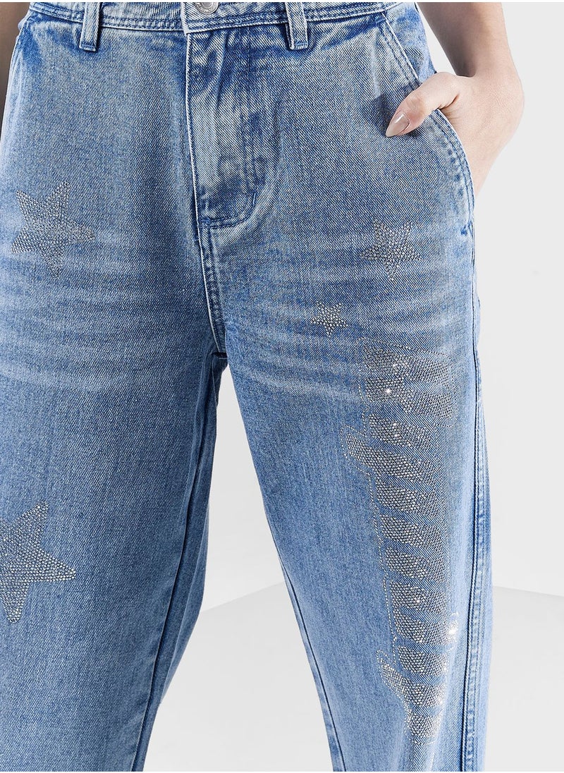 RIP N DIP - Kawaii Nerm Wide Leg Pants - Image 1