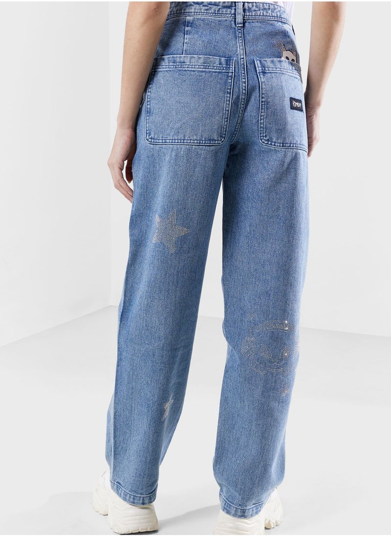 RIP N DIP - Kawaii Nerm Wide Leg Pants - Image 1
