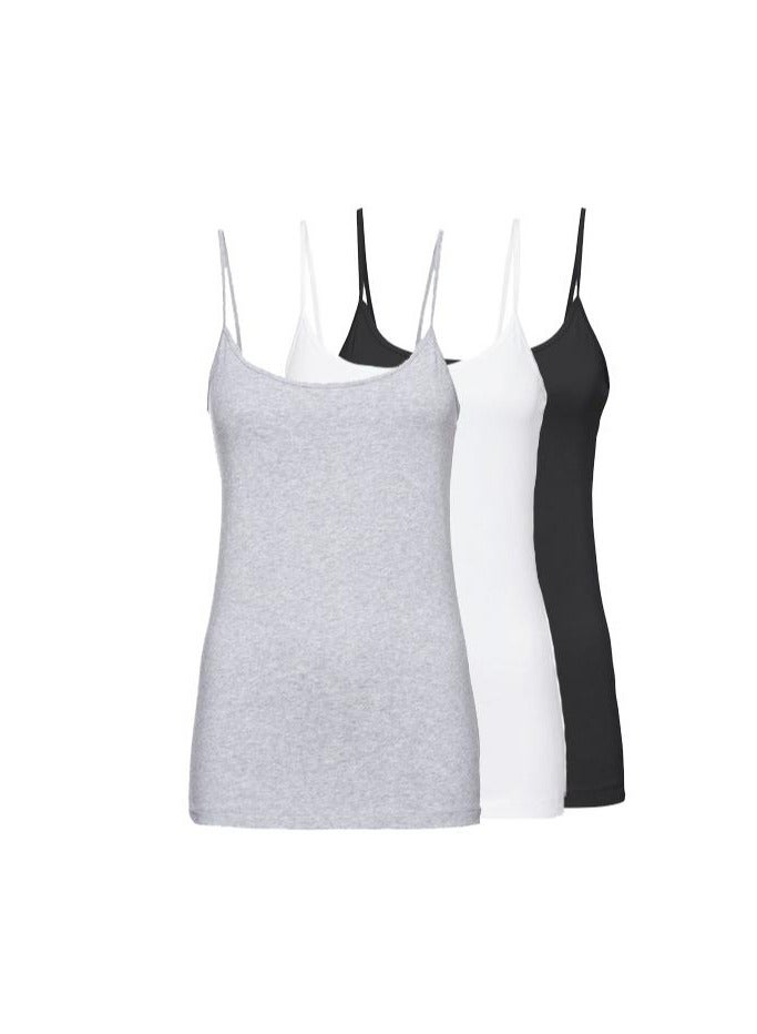 YOUNG WEAR Basics 100% Cotton  3 Pieces  Black White Mint Green - 5001  - Image 3