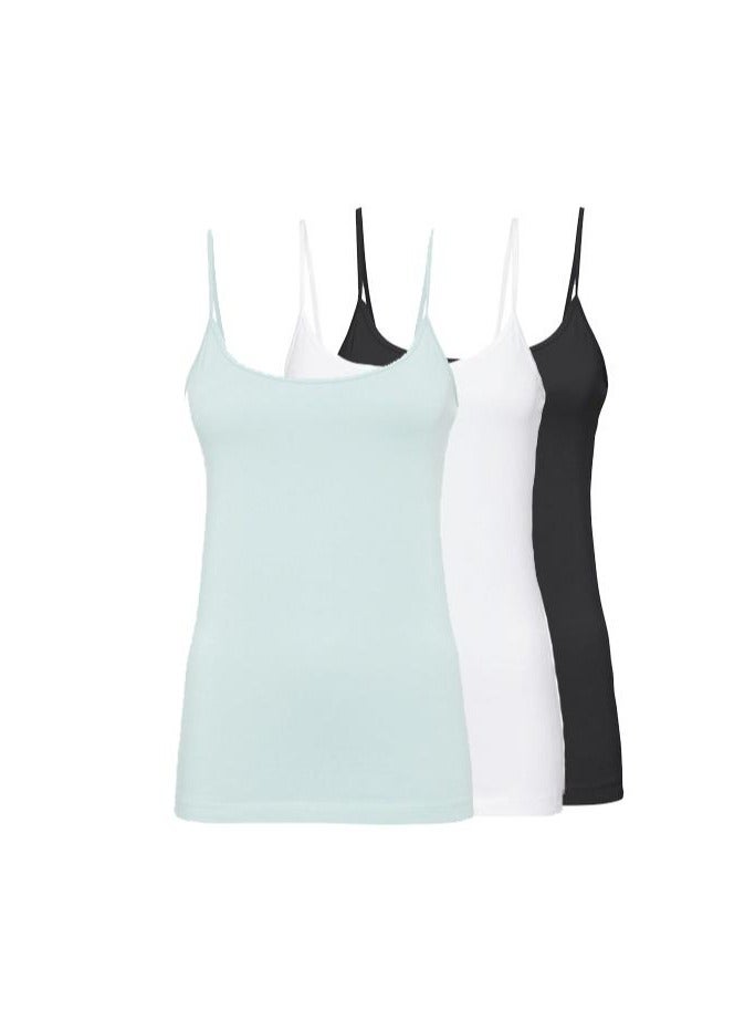 YOUNG WEAR Basics 100% Cotton  3 Pieces  Black White Mint Green - 5001  - Image 1