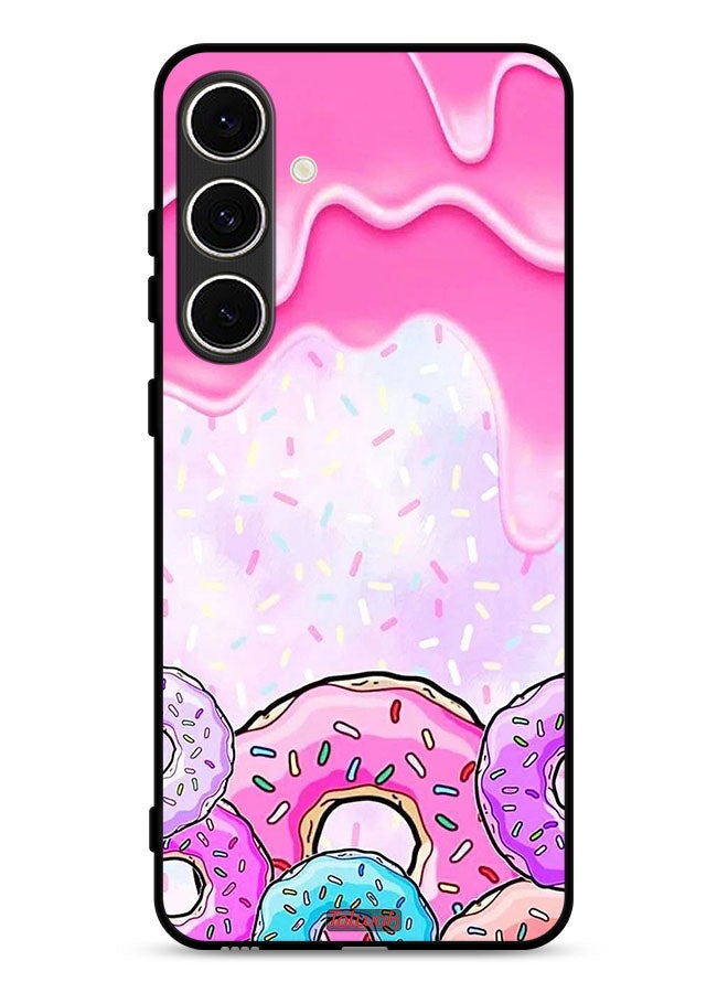 Tolwak Samsung Galaxy S24 FE 5G Protective Case Cover Donut Colors - Image 1
