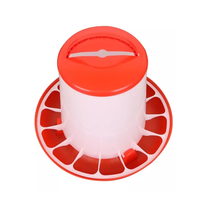 TMW مجموعة مغذي ومشرب للدواجن، سعة 1.5 كجم من العلف، سعة 1.5 لتر من الماء، 2 قطعة لكل منهما - Image 3