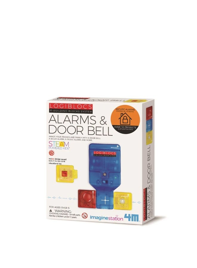 4m مجموعة أنشطة أجهزة الإنذار وجرس الباب من لوجي بلوكس (10 مشاريع) - Image 1